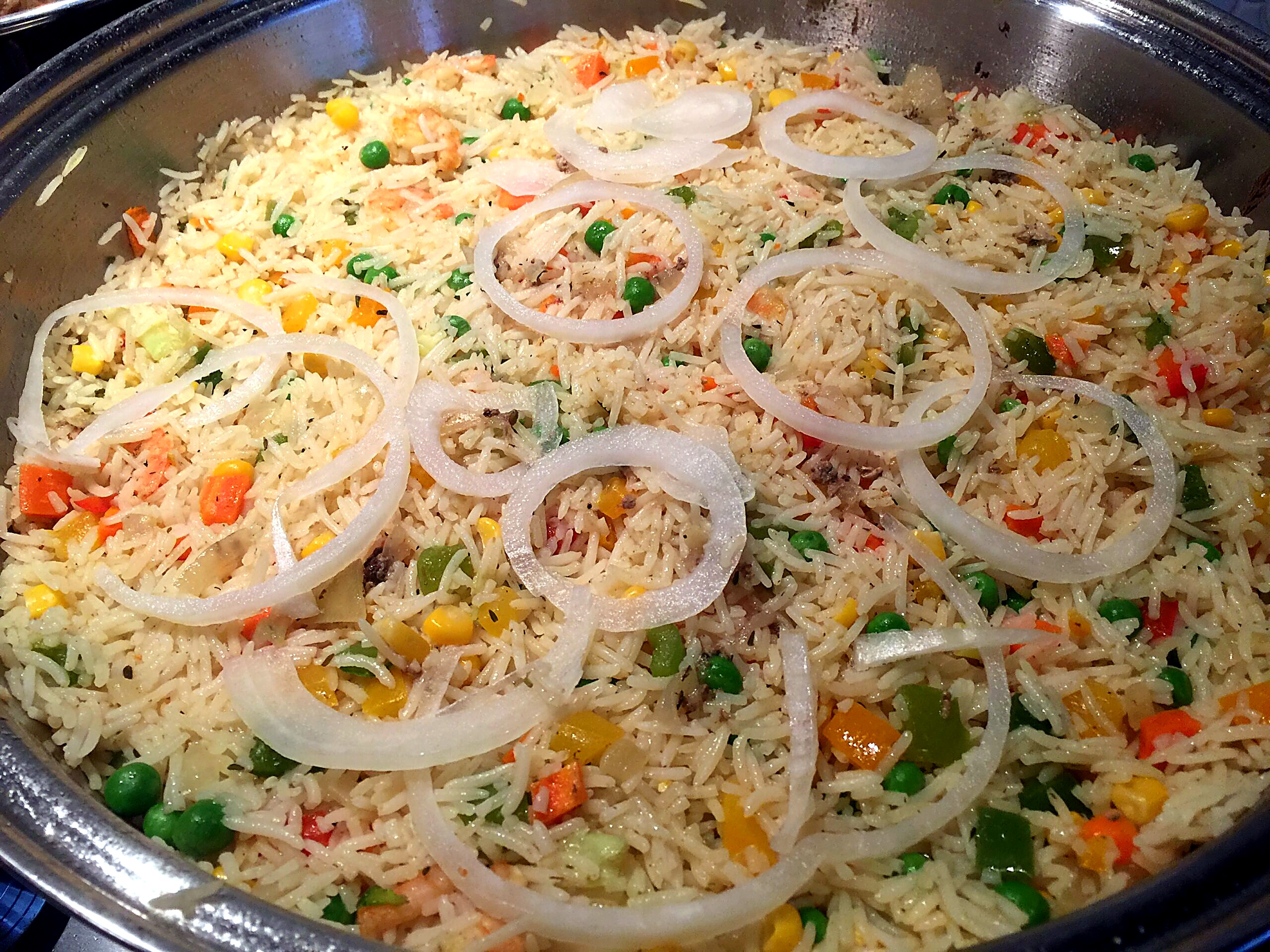 Sparkles jollof rice catering tray