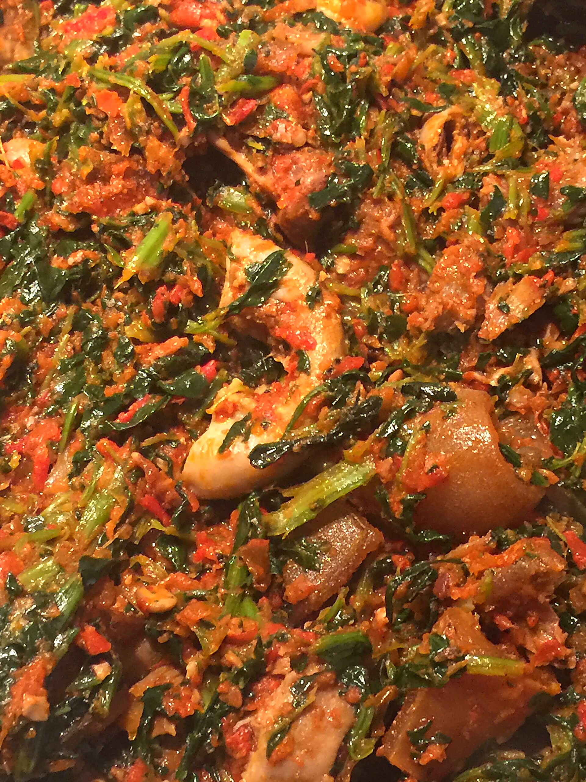 Sparkles home-style Nigerian stew